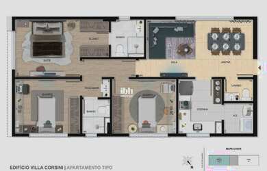 Imagem 2: Apartamento 3 quartos a venda Lourdes