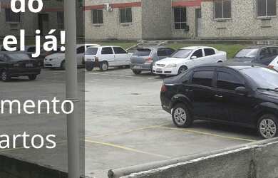 Imagem: O apartamento possui 2 Dormitórios, 1 Banheiro, 1 Vaga na garagem