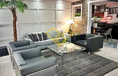 Imagem: O apartamento na cobertura possui 3 Dormitórios, 4 Banheiros