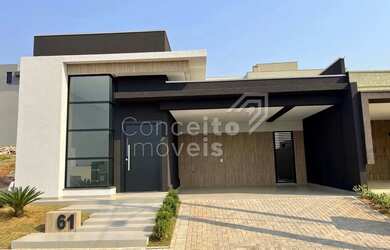 Imagem: A casa em condomínio possui 3 Dormitórios, 2 Banheiros, 2