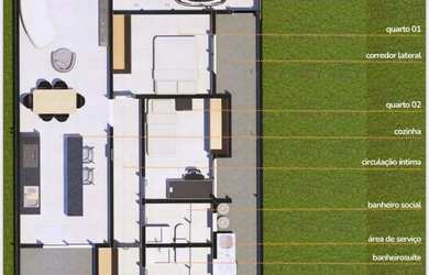 Imagem 3: Vendo casa de 3/4 sendo uma suíte girassóis