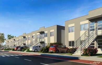 Imagem: O apartamento possui 2 Dormitórios, 1 Banheiro, 1 Vaga na garagem