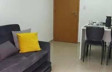 Imagem: O apartamento possui 1 Dormitório, 1 Banheiro, 1 Vaga na garagem