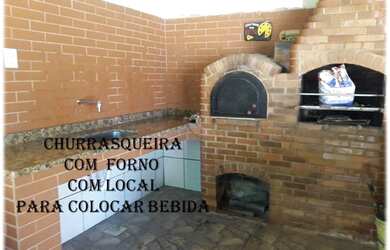 Imagem 14: Linda casa c 3 Qts,Parque São Vicente, Churrasqueira com forno a lenha,...