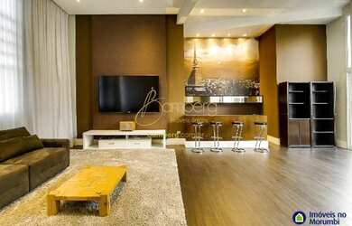 Imagem: O apartamento na cobertura possui 2 Dormitórios, 4 Banheiros