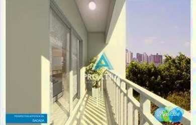 Imagem: O apartamento possui 2 Dormitórios, 1 Banheiro, 1 Vaga na garagem