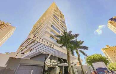 Imagem: O apartamento possui 1 Dormitório, 1 Banheiro, 1 Vaga na garagem