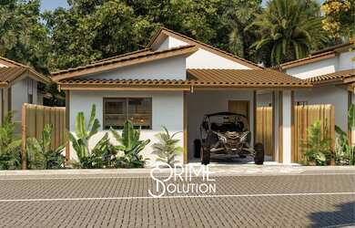 Imagem: A casa em condomínio possui 3 Dormitórios, 3 Banheiros, 2