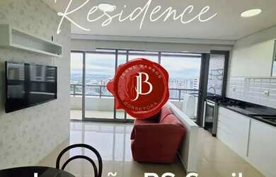 Imagem: O apartamento possui 1 Dormitório, 2 Banheiros, 1 Vaga na garagem