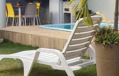 Imagem: A casa em condomínio possui 3 Dormitórios, 3 Banheiros, 4