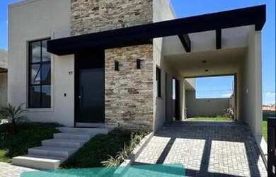 Imagem: A casa em condomínio possui 3 Dormitórios, 3 Banheiros, 4