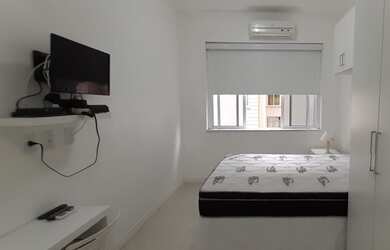 Imagem: A kitnet possui 1 Dormitório, 1 Banheiro, 30m² de Área e