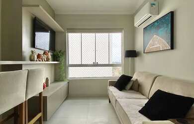 Imagem: O apartamento possui 2 Dormitórios, Acomodam 6 pessoas, 1 Vaga