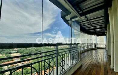 Imagem: O apartamento na cobertura possui 4 Dormitórios, 5 Banheiros