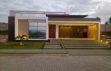 Imagem: A casa em condomínio possui 3 Dormitórios, 5 Banheiros, 4