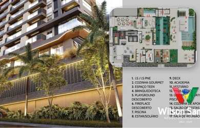 Imagem: O apartamento possui 2 Dormitórios, 2 Banheiros, 1 Vaga na