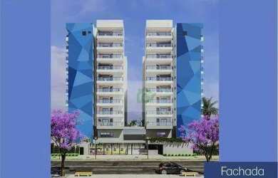 Imagem: O apartamento possui 1 Dormitório, 1 Banheiro, 1 Vaga na garagem