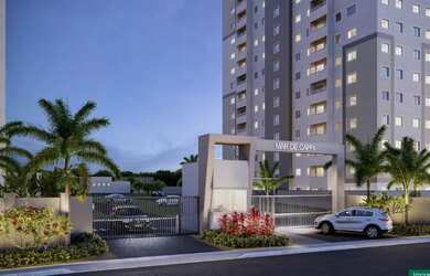 Imagem: O apartamento possui 2 Dormitórios, 1 Banheiro, 1 Vaga na garagem