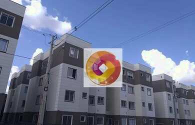 Imagem: O apartamento possui 2 Dormitórios, 1 Banheiro, 1 Vaga na garagem