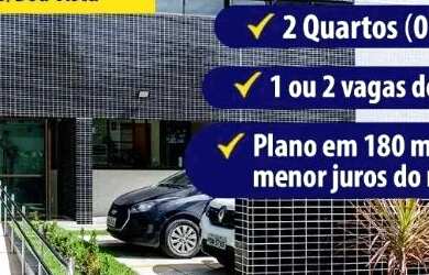 Imagem: O apartamento possui 2 Dormitórios, 2 Banheiros, 1 Vaga na