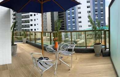 Imagem: O studio possui 1 Dormitório, 1 Banheiro, 55m² de Área e