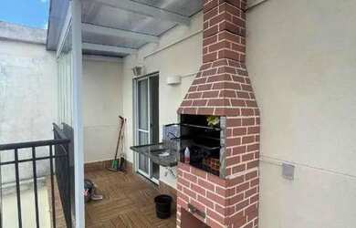 Imagem: O apartamento na cobertura possui 2 Dormitórios, 3 Banheiros