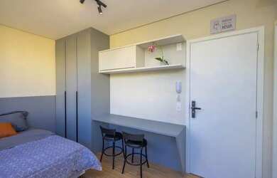 Imagem 12: Studio mobiliado e decorado - Ed O2 Concept Água Verde - Curitiba/PR