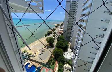 Imagem 7: Apartamento de Frente Para o Mar no Janga - 3 Quartos - Piscina - Varanda...