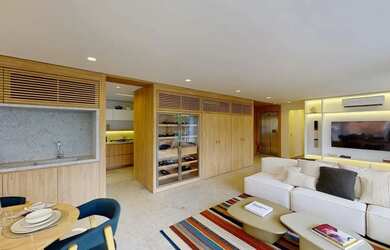 Imagem: O apartamento possui 4 Dormitórios, 2 Banheiros, 3 Vagas na