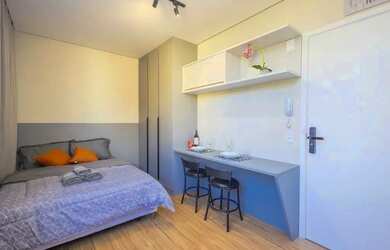 Imagem 14: Studio mobiliado e decorado - Ed O2 Concept Água Verde - Curitiba/PR