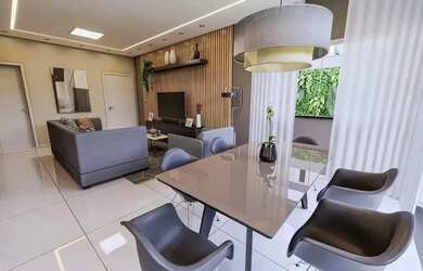 Imagem: A casa em condomínio possui 4 Dormitórios, 5 Banheiros, 2