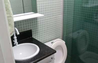 Imagem: O apartamento possui 3 Dormitórios, 1 Banheiro, 1 Vaga na garagem