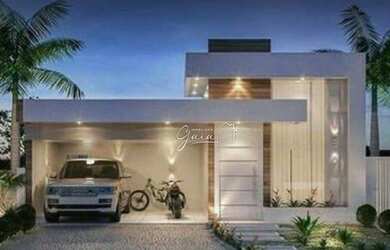 Imagem: A casa possui 3 Dormitórios, 2 Banheiros, 2 Vagas na garagem