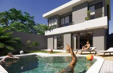 Imagem: A casa em condomínio possui 3 Dormitórios, 5 Banheiros, 4