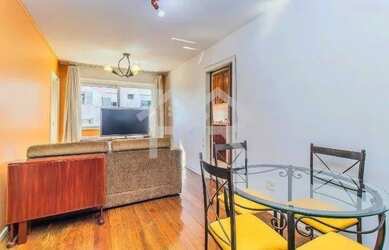 Imagem: O apartamento na cobertura possui 1 Dormitório, 2 Banheiros