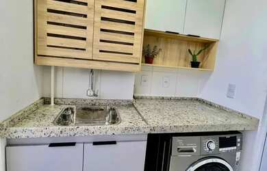 Imagem 12: Apartamento Conceito 1. Piscina, Churrasqueira, Imóvel mobiliadoeAr-condicionado