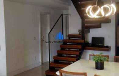 Imagem: O apartamento na cobertura possui 3 Dormitórios, 2 Banheiros