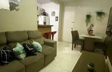 Imagem: O apartamento possui 2 Dormitórios, 1 Banheiro, 1 Vaga na garagem