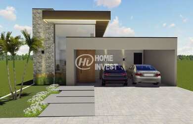 Imagem: A casa em condomínio possui 3 Dormitórios, 3 Banheiros, 4