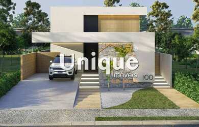 Imagem: A casa possui 3 Dormitórios, 5 Banheiros, 2 Vagas na garagem