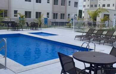 Imagem: O apartamento possui 2 Dormitórios, 1 Banheiro, 1 Vaga na garagem