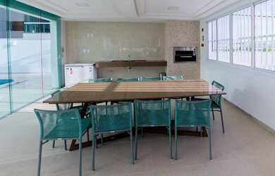 Imagem 3: Jaime Gusmão Residence. Varanda, 91m² de Área, 1 Banheiroe3 Dormitórios