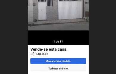 Imagem: A casa possui 2 Dormitórios, 1 Banheiro, 1 Vaga na garagem