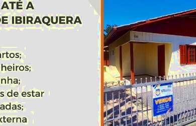 Imagem: A casa possui 3 Dormitórios, 2 Banheiros, 360m² de Área e