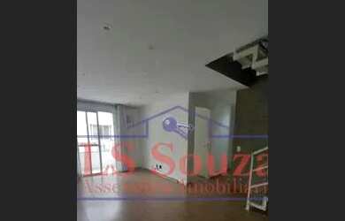 Imagem: O apartamento na cobertura possui 3 Dormitórios, 2 Banheiros