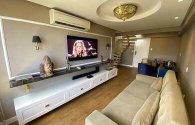 Imagem: O apartamento na cobertura e possui 2 Dormitórios, Suítes