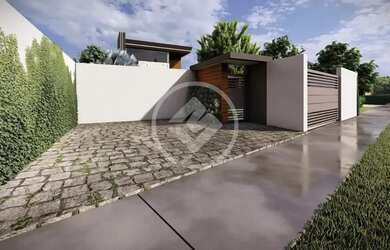 Imagem: A casa possui 3 Dormitórios, 2 Banheiros, 5 Vagas na garagem