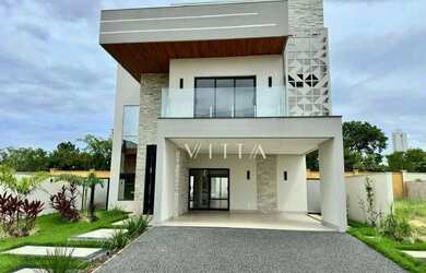 Imagem: A casa em condomínio possui 3 Dormitórios, 4 Banheiros, 4