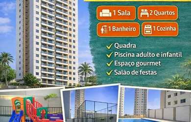 Imagem: O apartamento na cobertura para alugar possui 2 Dormitórios