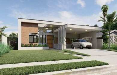 Imagem: A casa em condomínio possui 3 Dormitórios, 4 Banheiros, 205m²